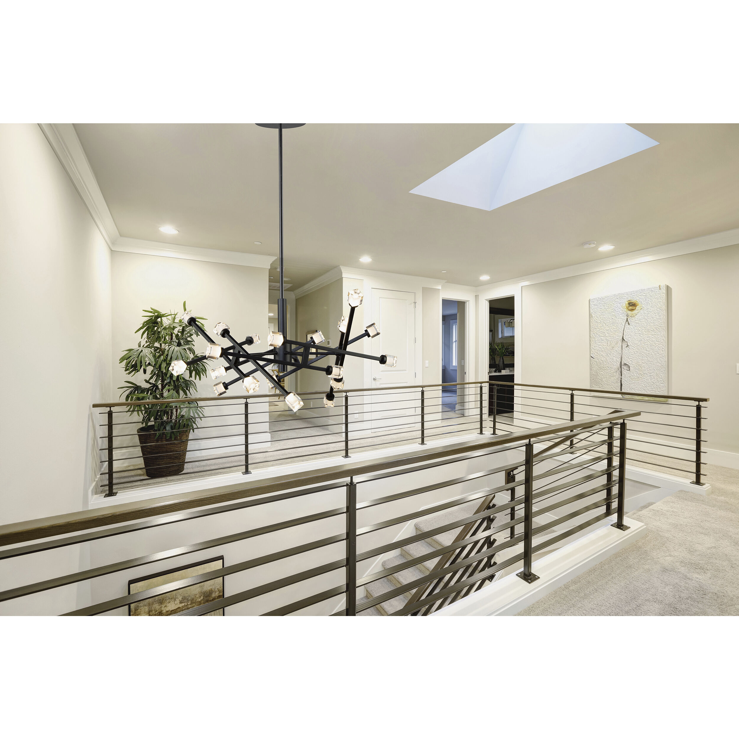 Batton LED 28.75 inch Black Pendant Ceiling Light