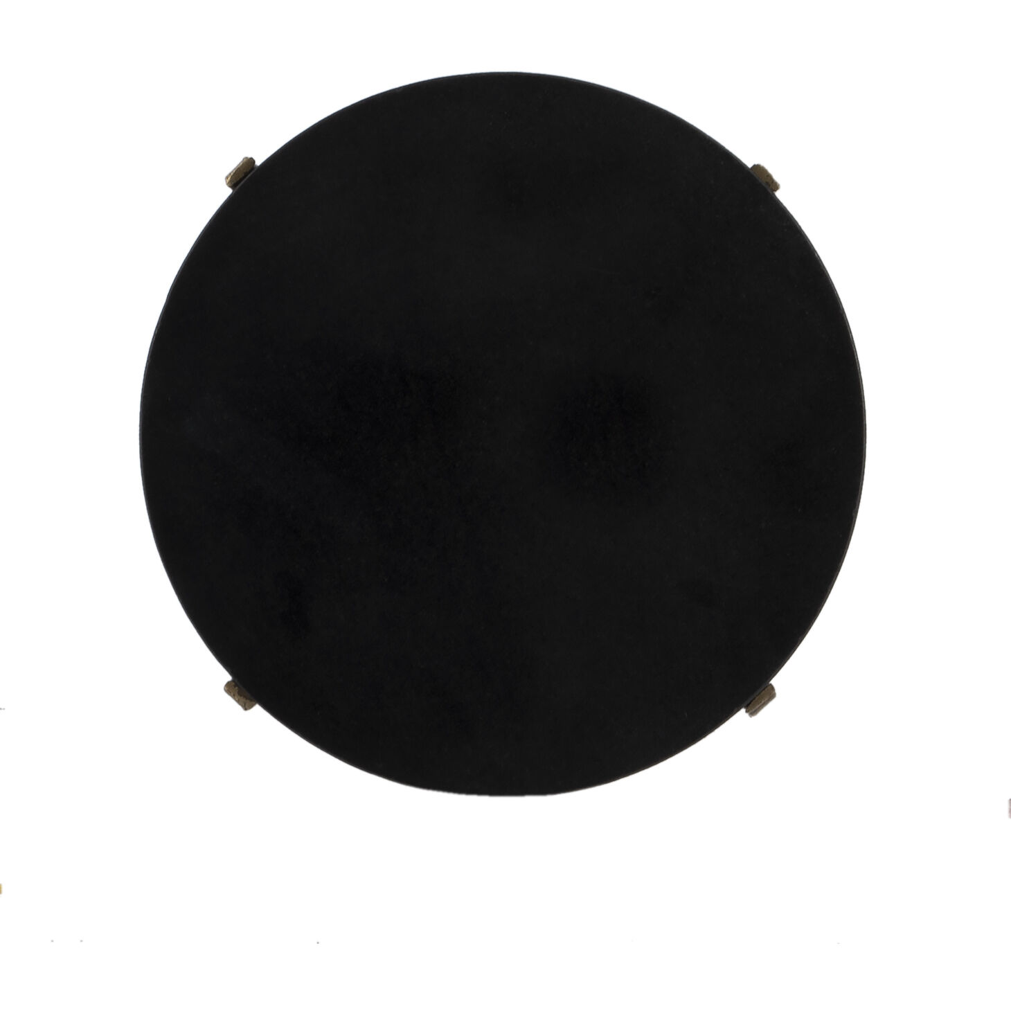 Nigella Granite Cross Legs Side Table in Multi-Color