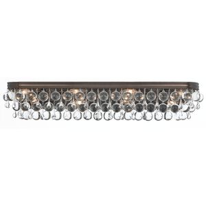 Calypso 8 Light 33 inch Vibrant Bronze Bathroom Vanity Light Wall Light