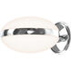 Pillows LED 9 inch Polished Chrome Sconce Wall Light