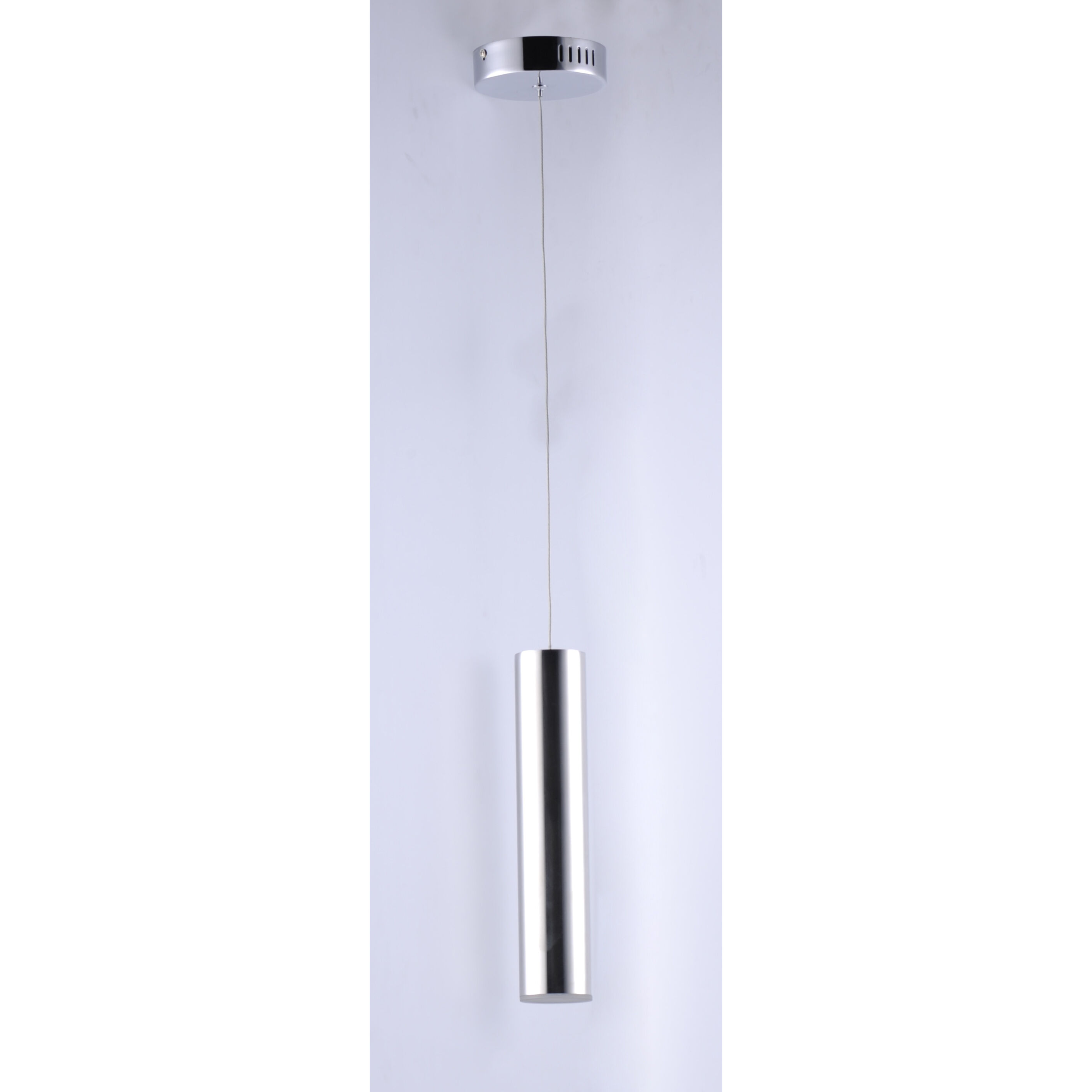 Flute LED 2.5 inch Polished Chrome Mini Pendant Ceiling Light