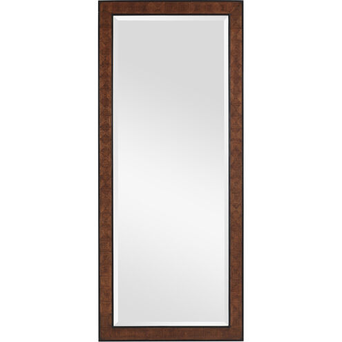Dorian 72 X 30.75 inch Kona and Black and Mirror Mirror