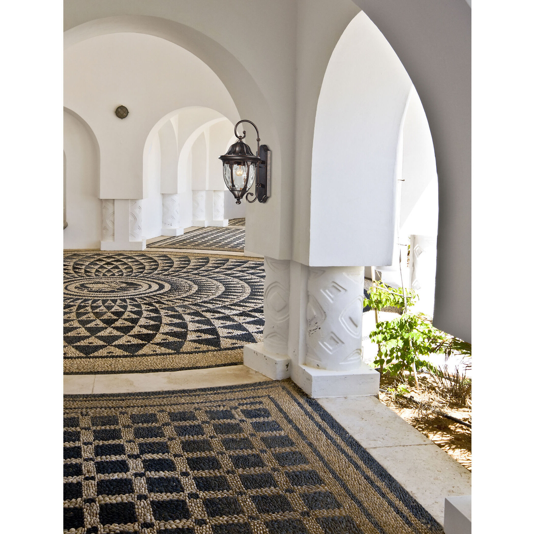 Glendale 1 Light 18 inch Regal Bronze Outdoor Wall Sconce