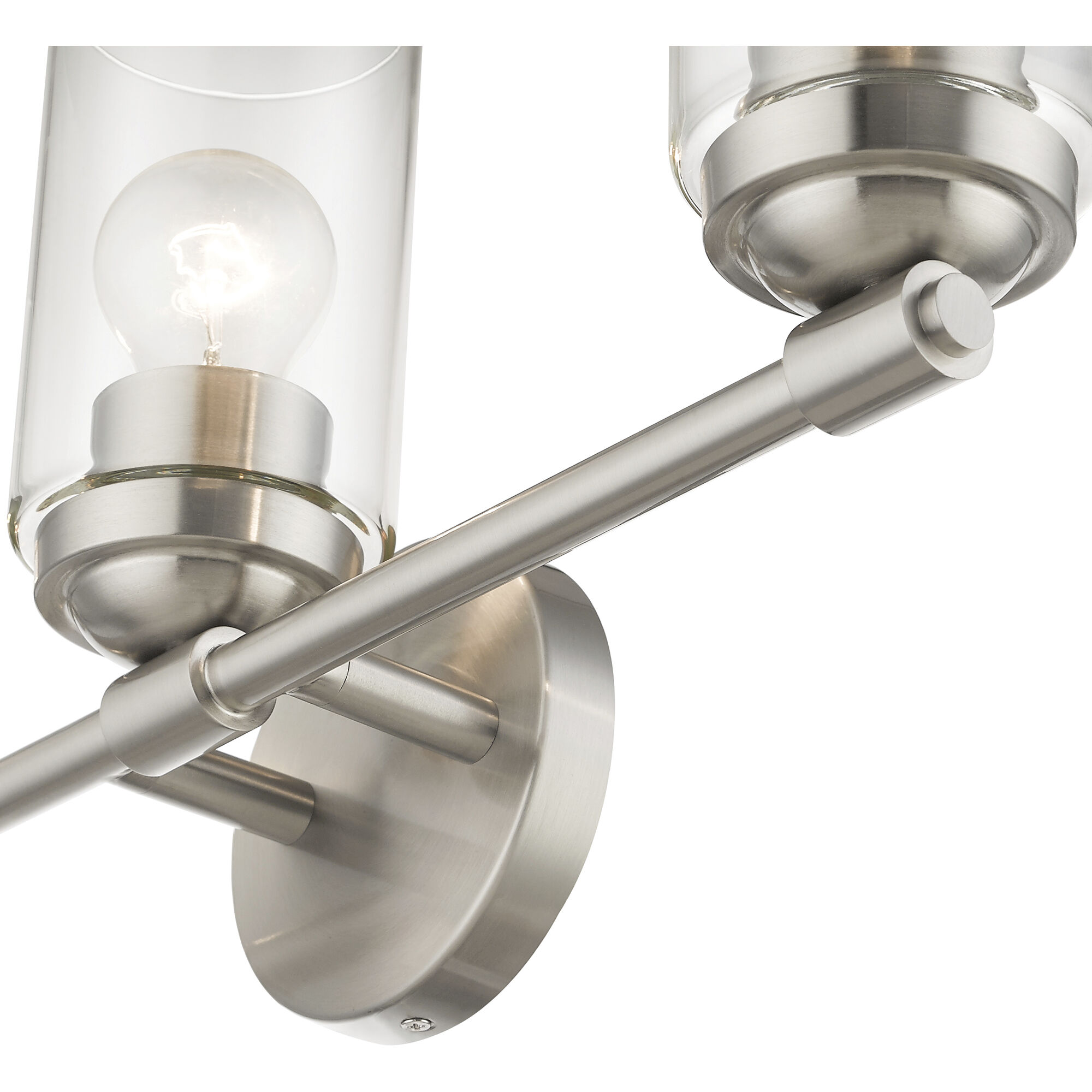 Whittier 3 Light 22 inch Brushed Nickel Vanity Sconce Wall Light