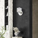 Rotterdam 1 Light 7 inch Polished Nickel Crystal Single Sconce Wall Light