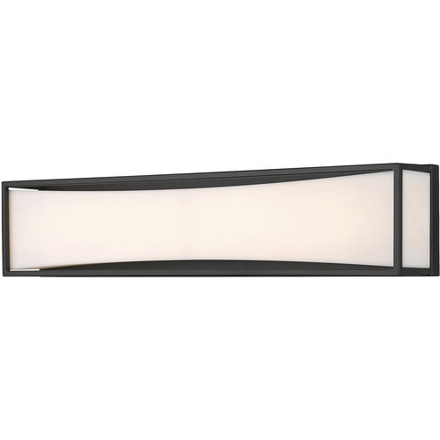 Baden LED 24 inch Matte Black Vanity Wall Light