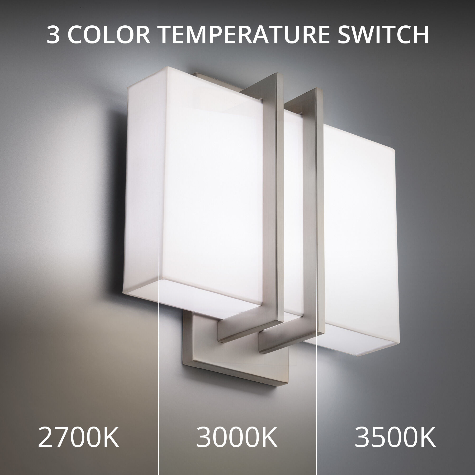 Downton Wall Sconce Wall Light in 3000K, Brushed Nickel