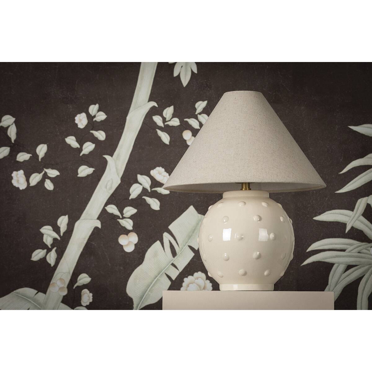 Annabelle 18 inch 60.00 watt Aged Brass and Ivory Table Lamp Portable Light