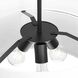 Silva 3 Light 22 inch Matte Black Pendant Ceiling Light, Design Series