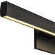 Vera LED 22.88 inch Black Bath Vanity Light Wall Light