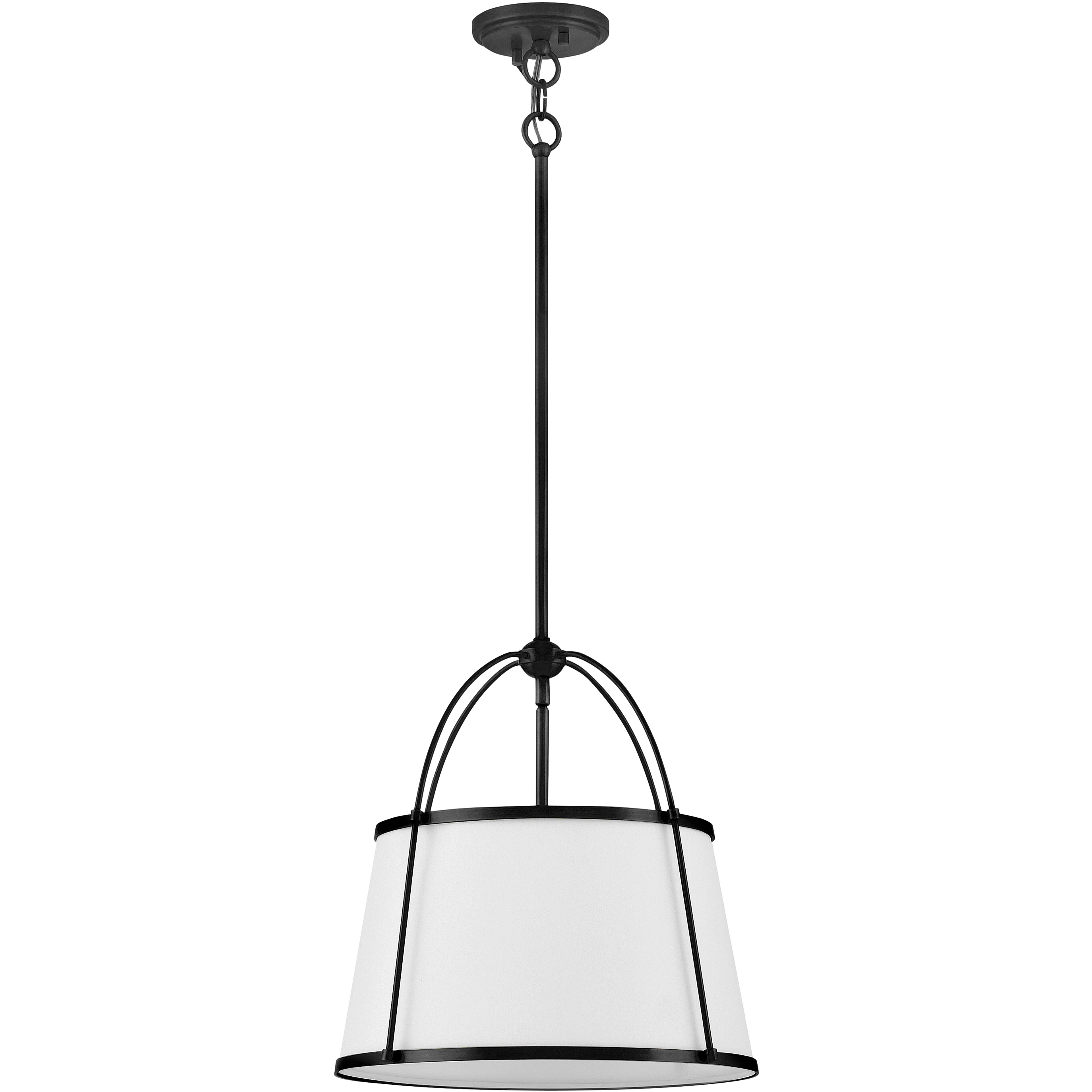 Clarke 1 Light 16.25 inch Black Pendant Ceiling Light