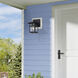 Crestlake 1 Light 8.5 inch Textured Black Outdoor Wall Lantern
