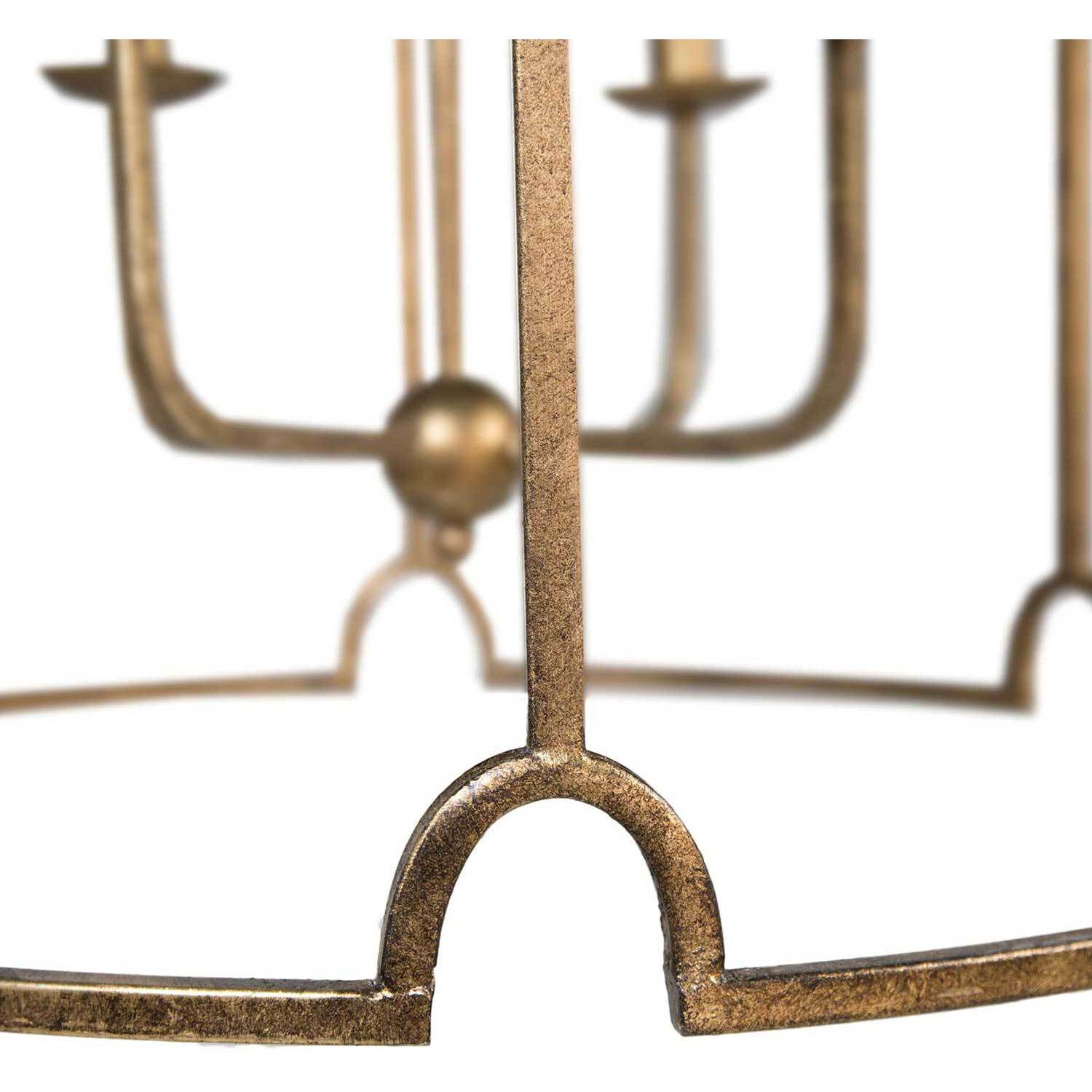 Stella 4 Light 20 inch Ashwell Gold Chandelier Ceiling Light