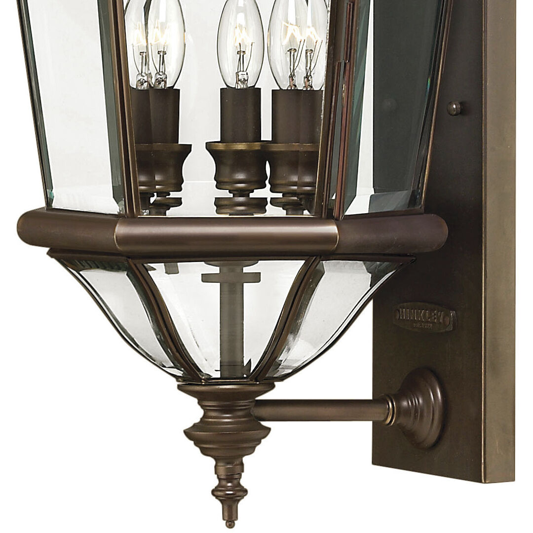 Augusta Outdoor Wall Mount Lantern, Small