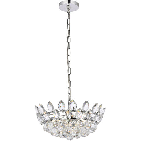 Emilia 3 Light 16 inch Chrome Pendant Ceiling Light