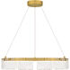 Alice LED 24.75 inch Brushed Gold Pendant Ceiling Light