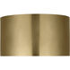 Mick De Giulio Dola LED 13 inch Hand-Rubbed Antique Brass Flush Mount Ceiling Light