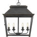 Abingdon 4 Light 21.25 inch Antique Black Iron Pendant Ceiling Light