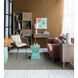 Palapa Black and Natural and White Armchair, With Cushion