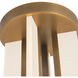 Anders 7.88 inch Vintage Brass Semi-Flush Mount Ceiling Light