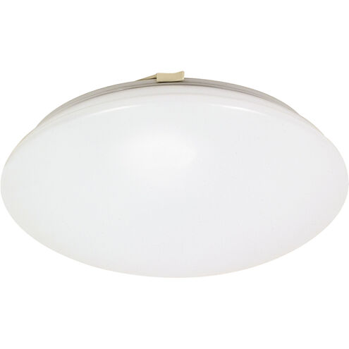 Crispo 1 Light 12 inch White Flush Mount Ceiling Light