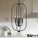 Reines 4 Light 14 inch Matte Black Foyer Pendant Ceiling Light
