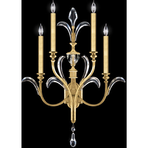 Beveled Arcs Wall Sconce Wall Light in Gold Leaf