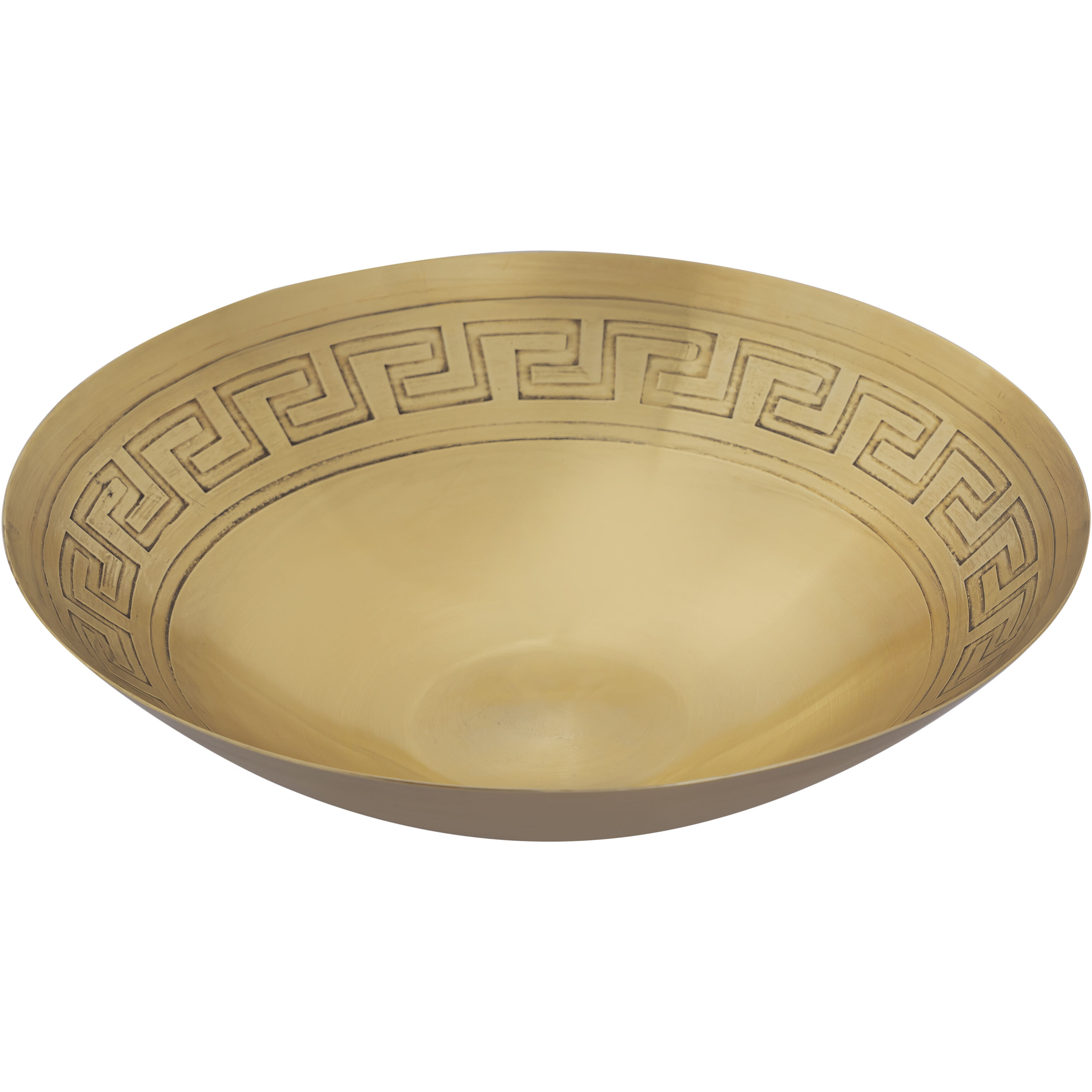 Greek Key 13 X 3.25 inch Bowl, Set of 3