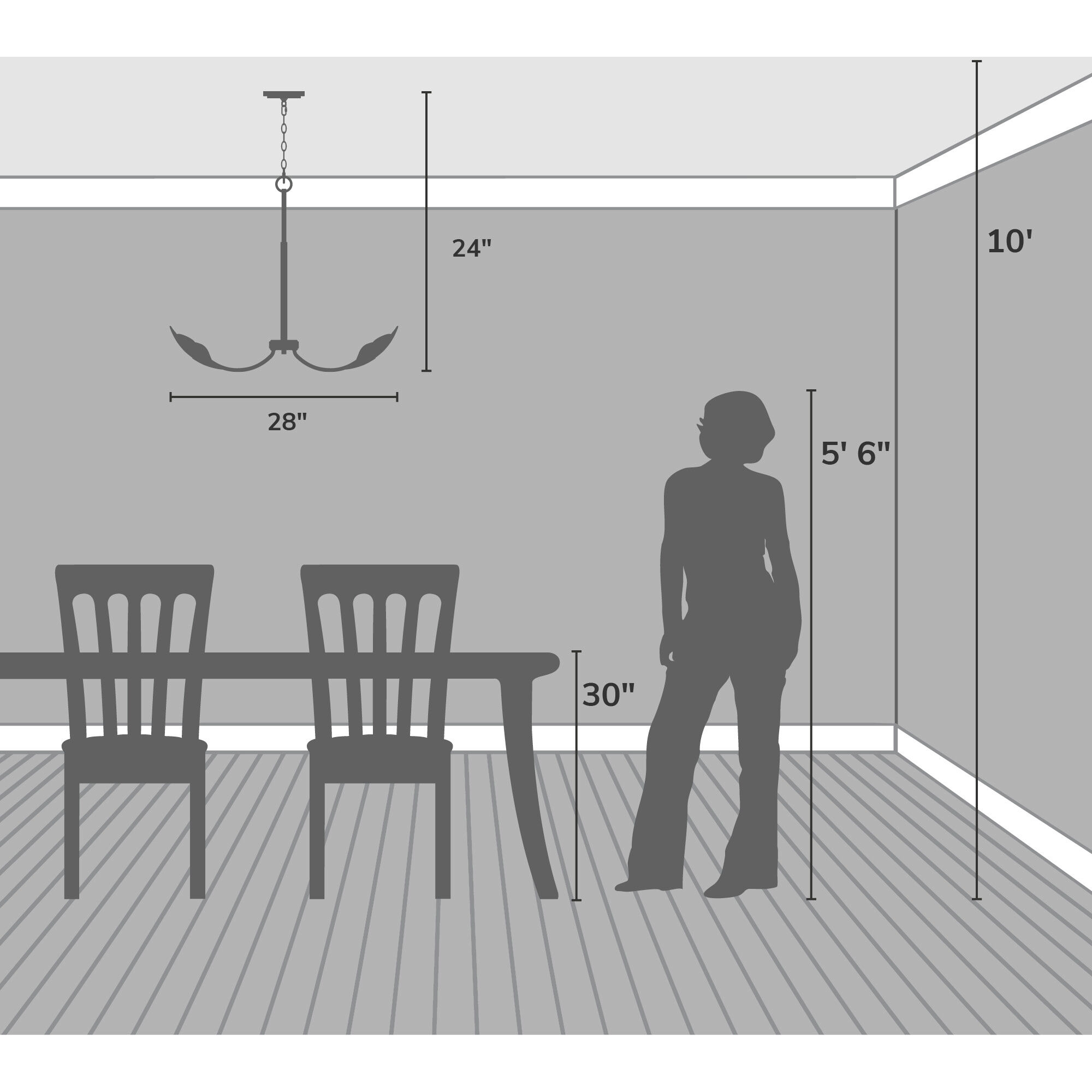Juneway 10 Light 28 inch Luxe Gold Chandelier Ceiling Light, Medium