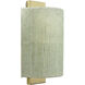 Confetti 1 Light 8.25 inch Brushed Brass Wall Sconce Wall Light, Inline