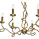 Rizo 6 Light 28 inch Oil Rubbed Bronze Chandelier Ceiling Light