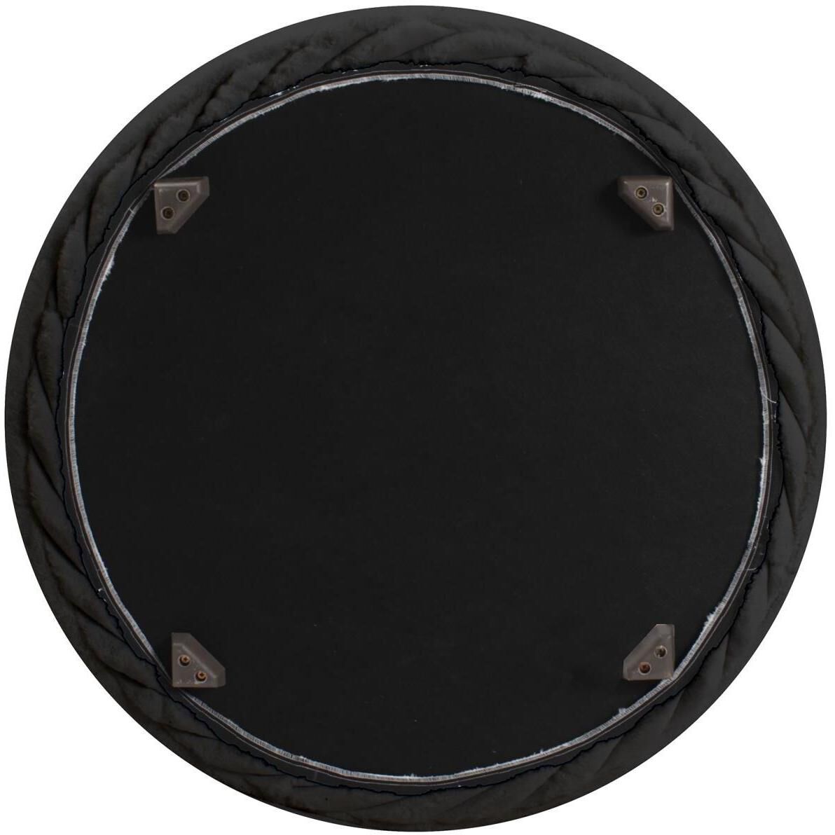 Shar Pei Universal 18 inch Black Ottoman