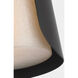 Anne-Marie Barton Armise Sconce Wall Light in Matte Carbon