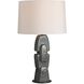 Tor 27 inch 150 watt Lagune Reactive Glaze and Bronze Table Lamp Portable Light