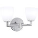 Chancellor Vanity Light Wall Light in Chrome