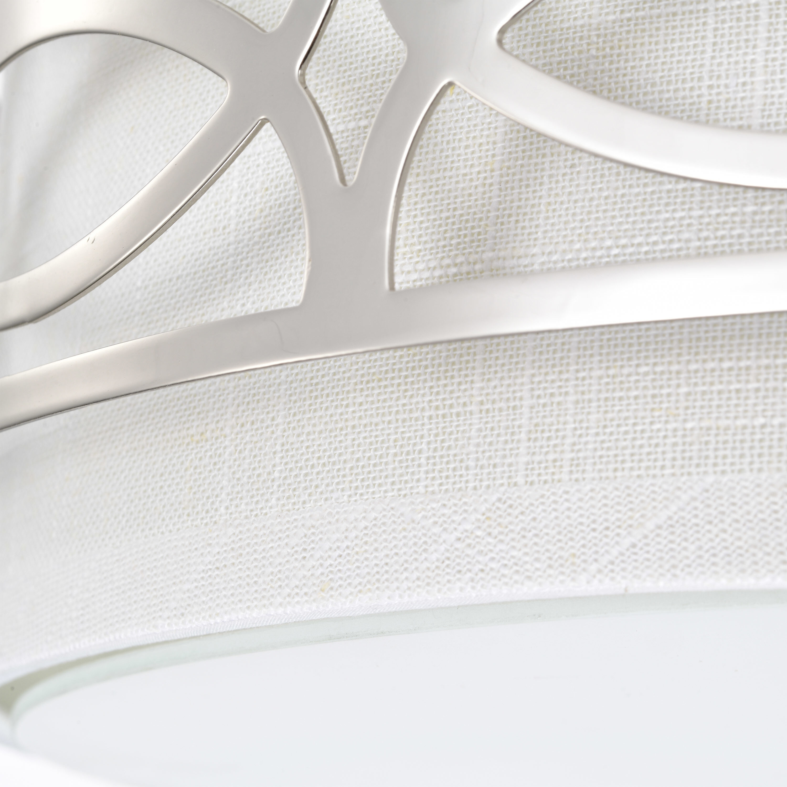 Harlow 3 Light 15 inch Polished Nickel Semi Flush Mount Ceiling Light