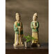 Tang Dynasty Palace Servants 15 X 4.25 inch Sculptures, Set of 2