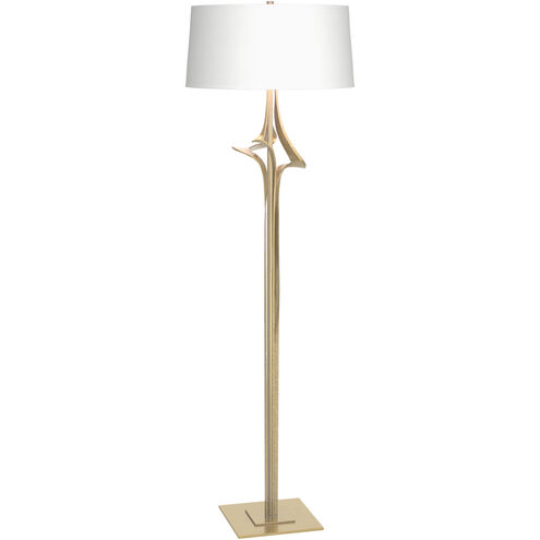 Antasia 58.6 inch 100 watt Modern Brass Floor Lamp Portable Light in Natural Anna