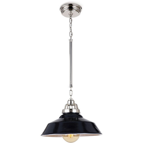 Maine 1 Light 16 inch Navy Pendant Ceiling Light, Large