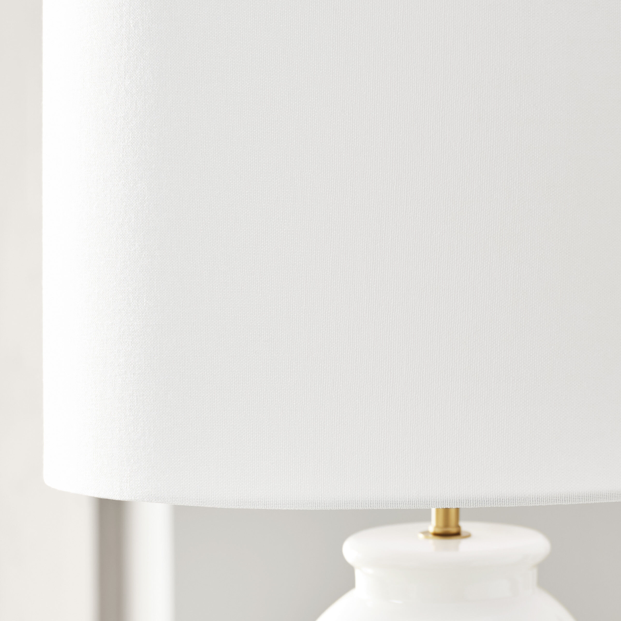 Drew & Jonathan Buckley 27.38 inch 9.00 watt Gloss White Table Lamp Portable Light