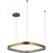 Yukon Pendant Ceiling Light in Vintage Brass