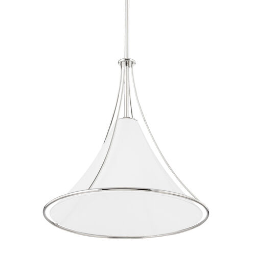 Madelyn 1 Light 17 inch Polished Nickel Pendant Ceiling Light