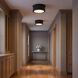 Paloma Contreras Ritz 3 Light 14 inch Aged Iron Flush Mount Ceiling Light
