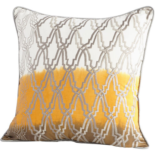 Ella 18 X 18 inch Orange Pillow Cover