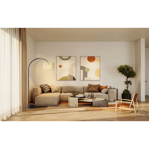 Merritt 81.75 inch 150.00 watt Matte Black Floor Lamp Portable Light