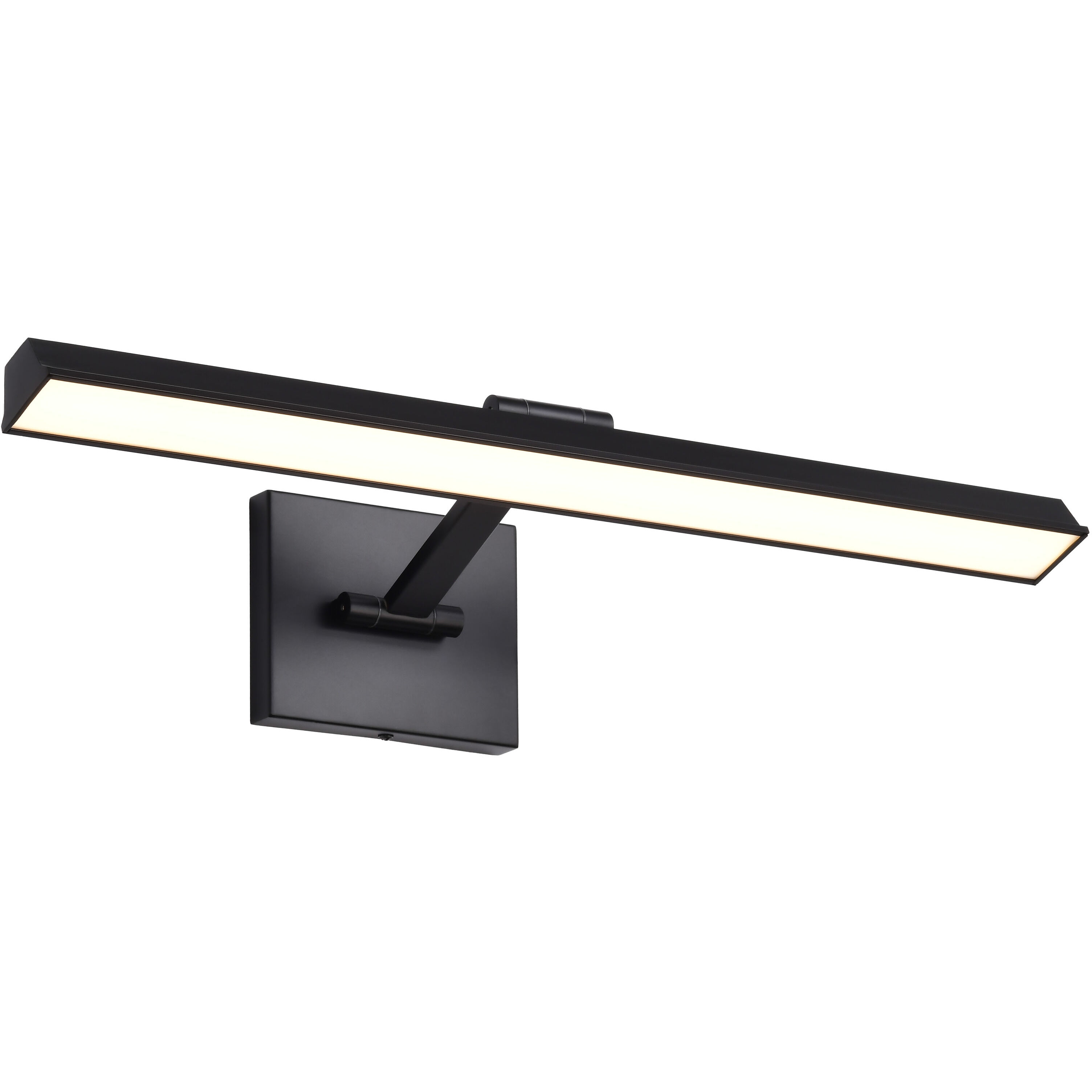 Hazel LED 24 inch Black Vanity Wall Light