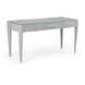 Wildwood 58 inch Gray/Clear/Brushed Nickel Writing Desk