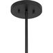 Lehigh 1 Light 22 inch Matte Black Pendant Ceiling Light