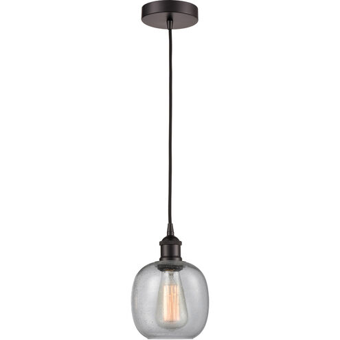 Edison Belfast LED 6 inch Oil Rubbed Bronze Mini Pendant Ceiling Light