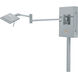 George's Reading Room 5 inch 8.00 watt Chrome Swing Arm Wall Lamp Wall Light, Pharmacy